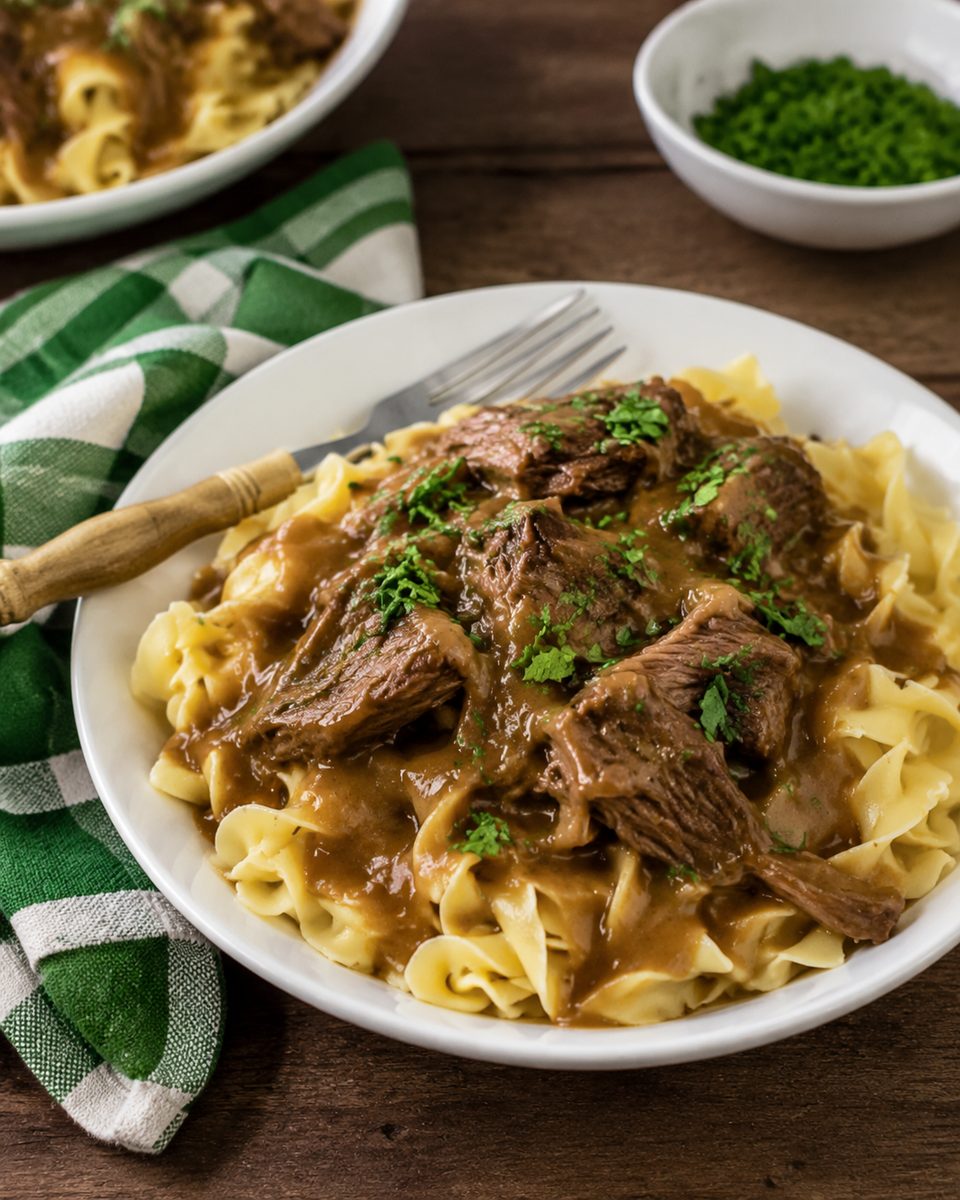 Old-Fashioned Beef and Noodles
