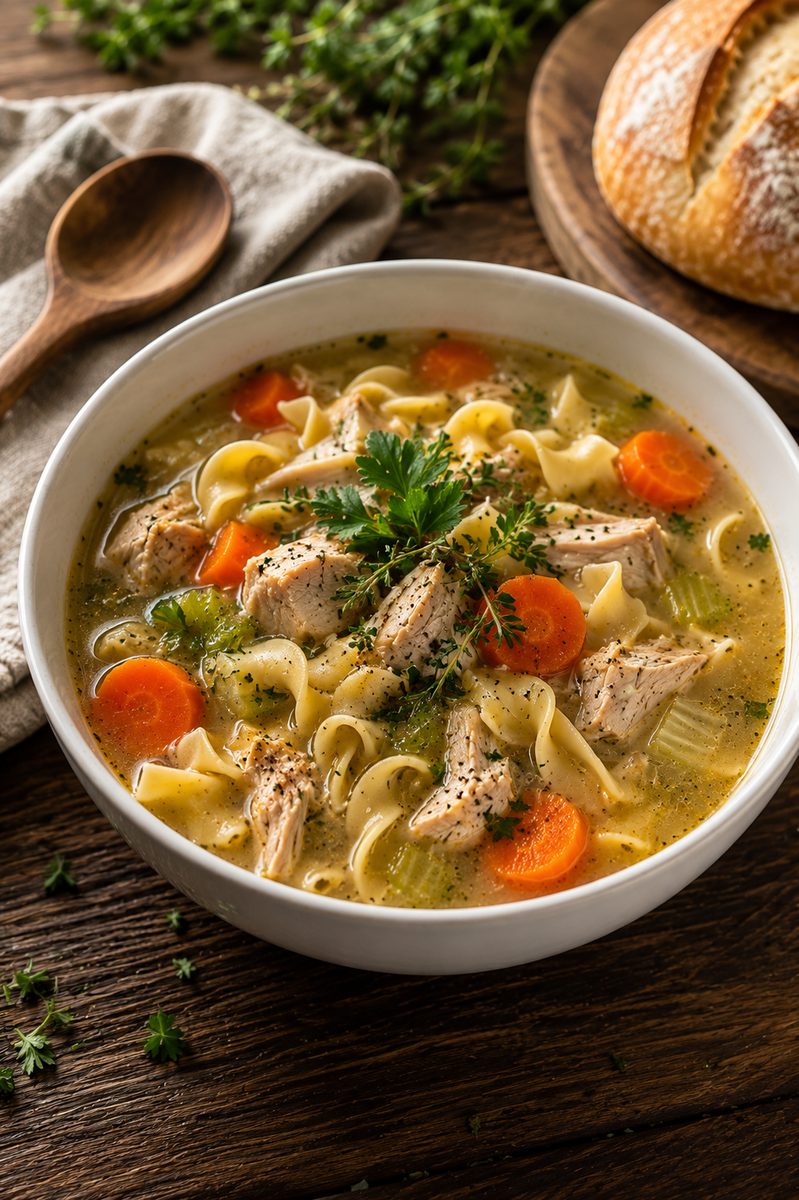Old-Fashioned Chicken Noodle Soup