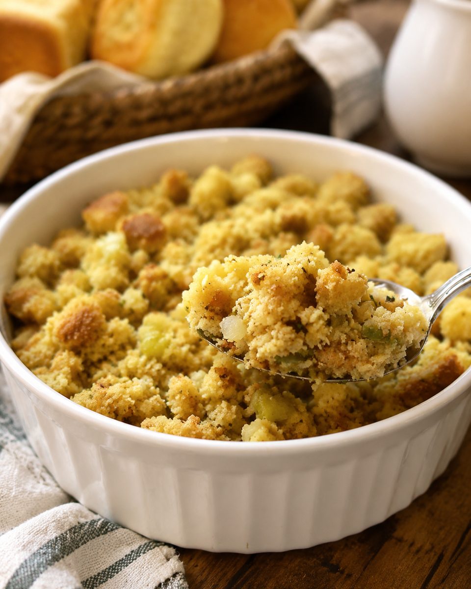 Old-Fashioned Cornbread Dressing