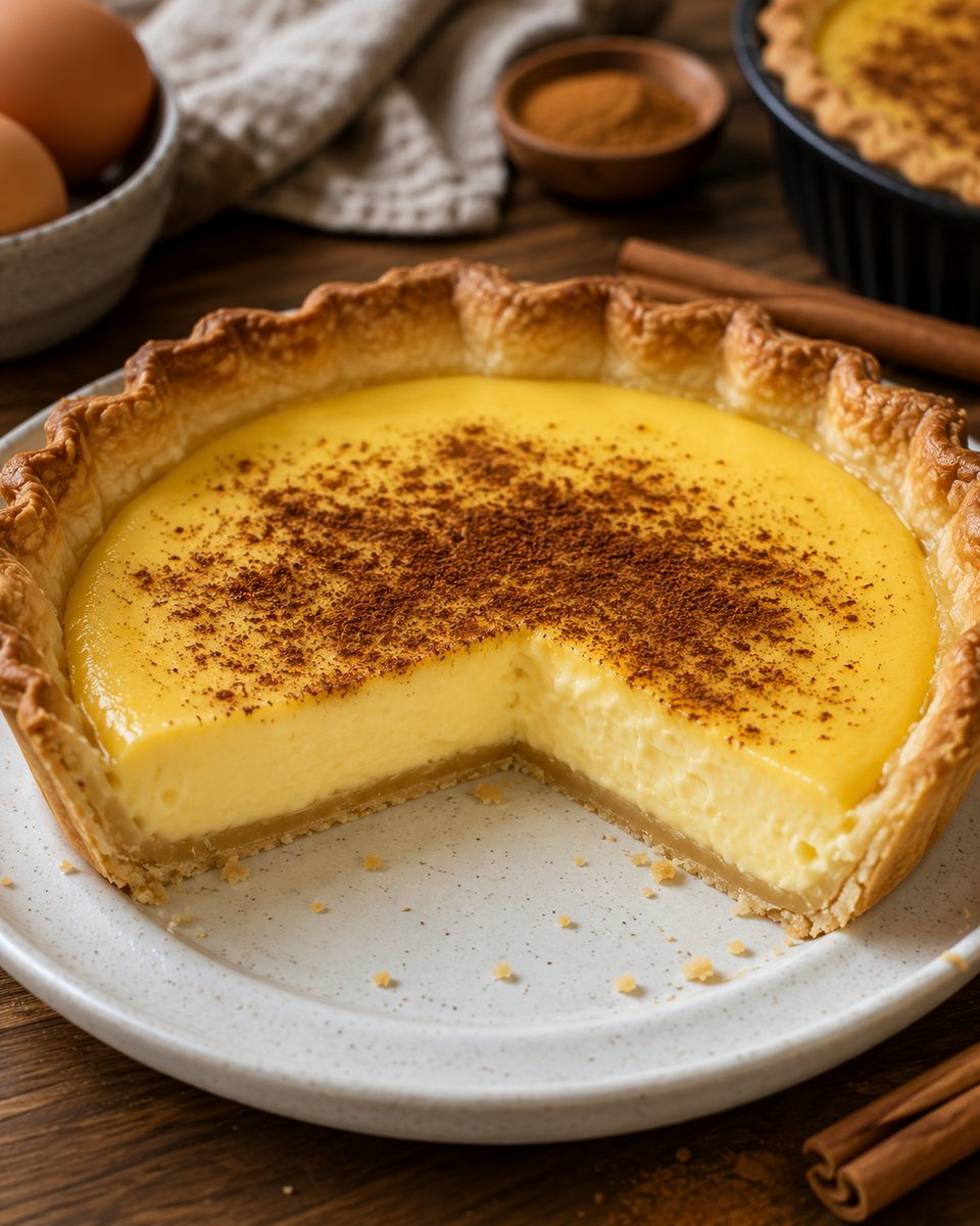 Old-Fashioned Egg Custard Pie