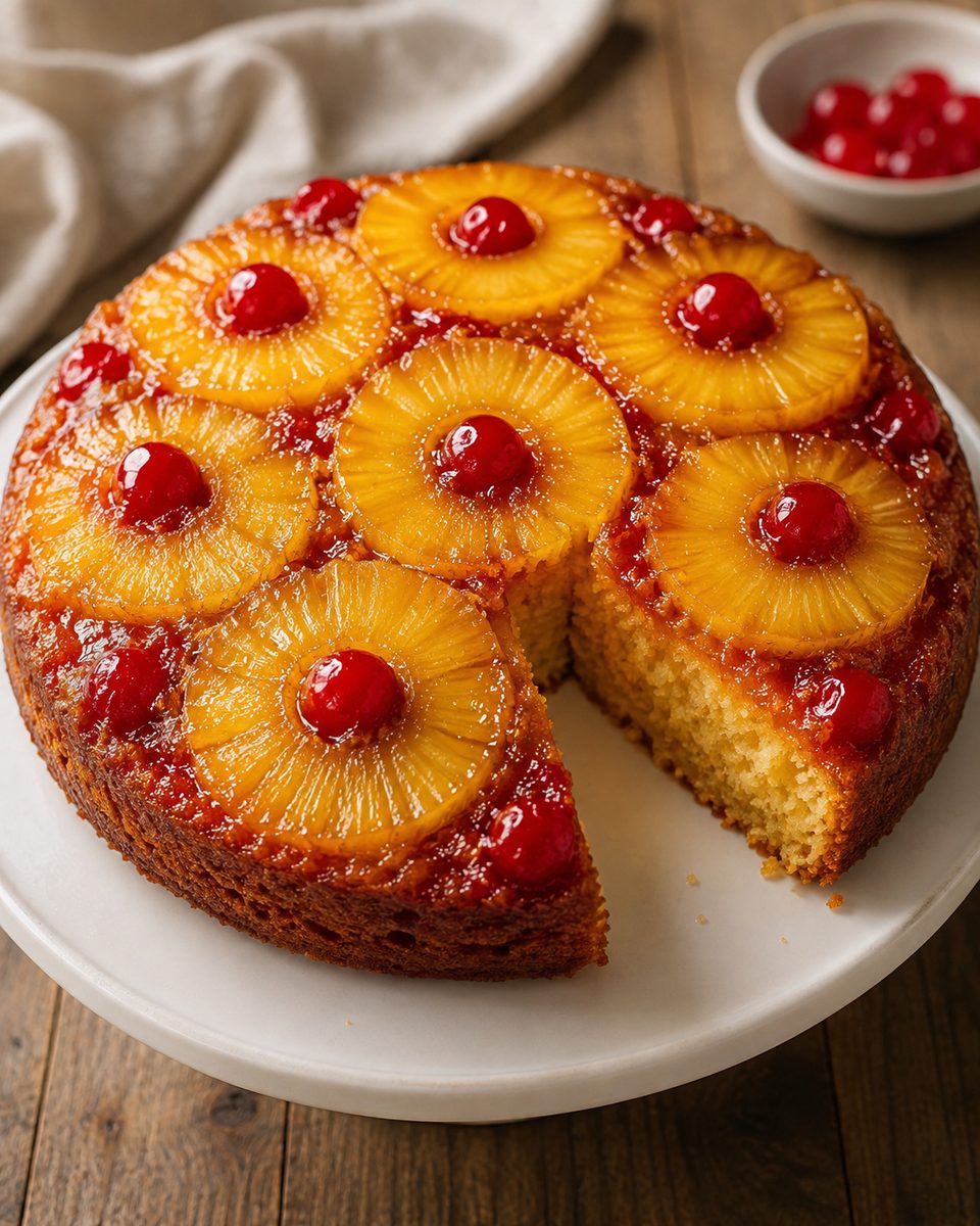 Old-Fashioned Pineapple Upside Down Cake