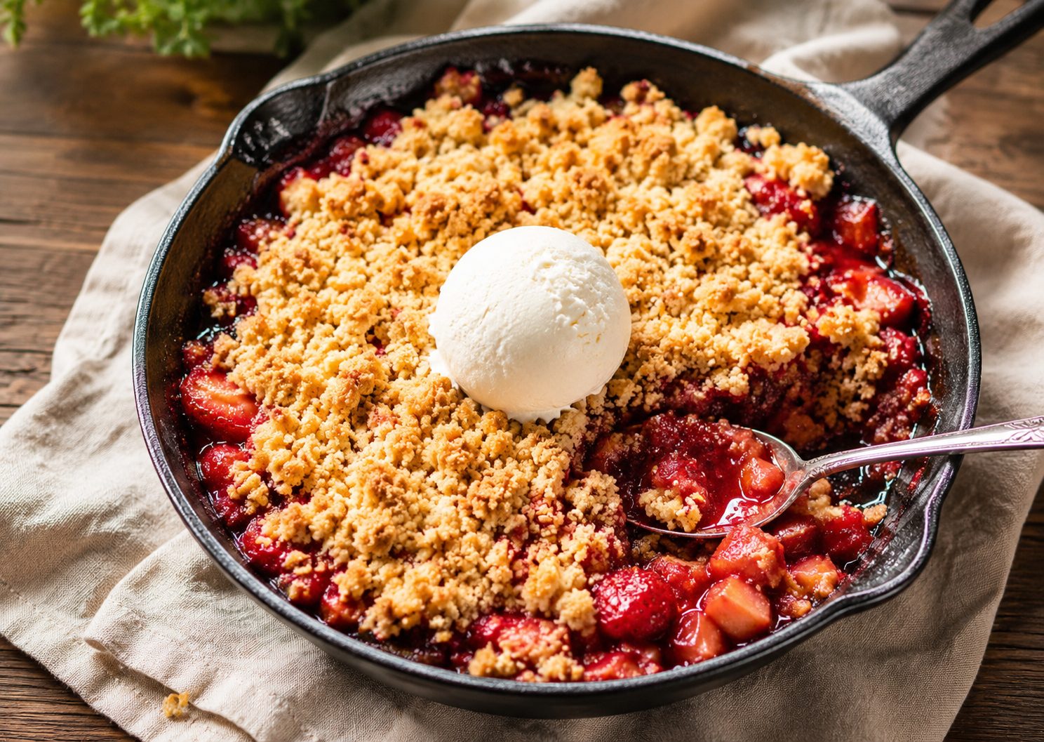 Rhubarb Crumble