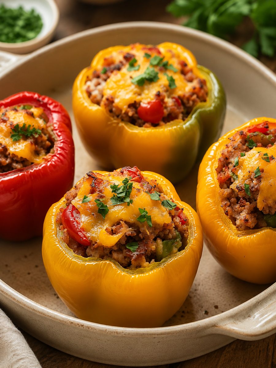 Old-Fashioned Stuffed Peppers