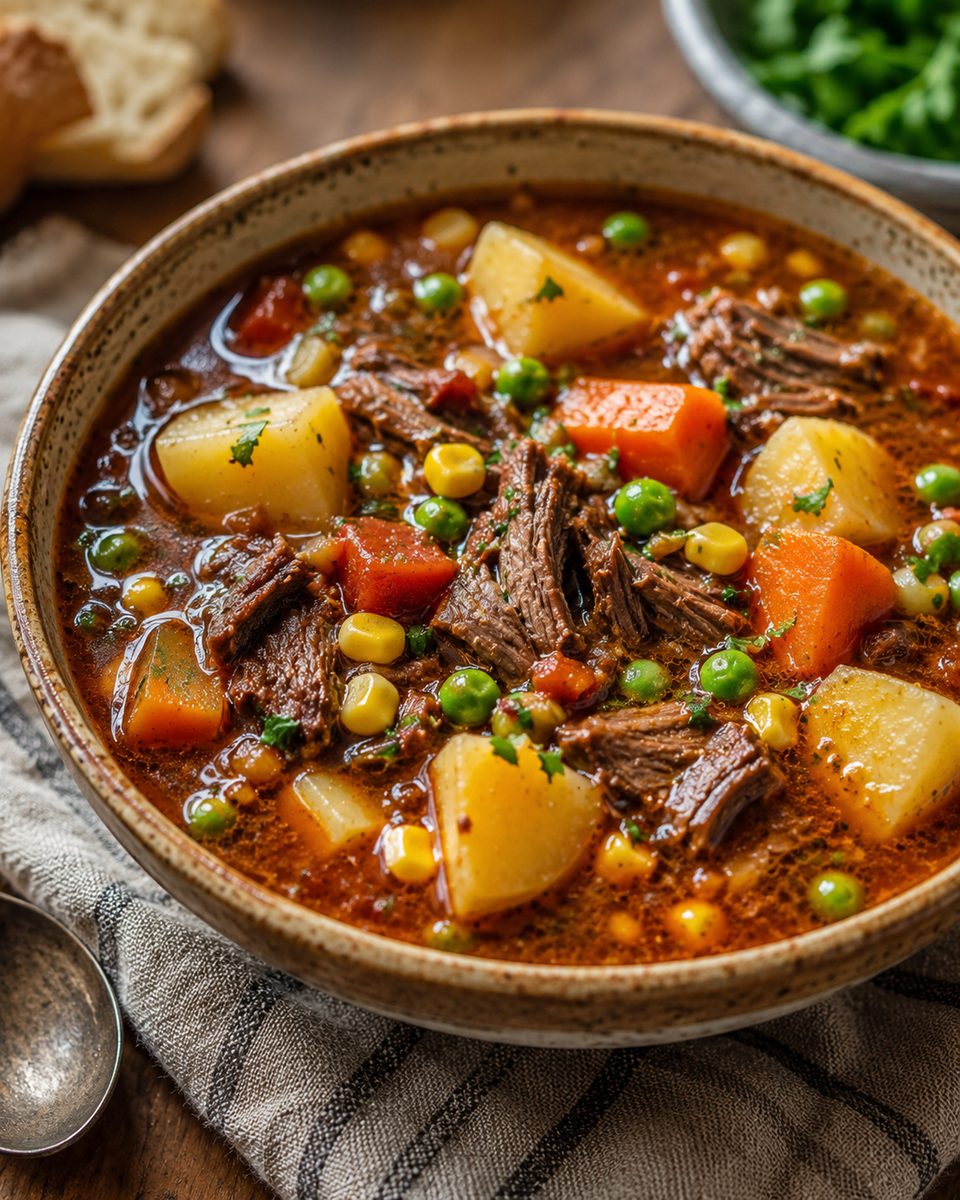 Old-Fashioned Vegetable Beef Soup